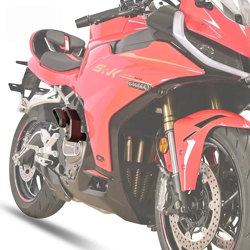 QJMOTOR SRK421RR 오토바이 보호 액세서리 - 가드레일, 미끄럼 방지 볼 안전 장치, 레이싱 바