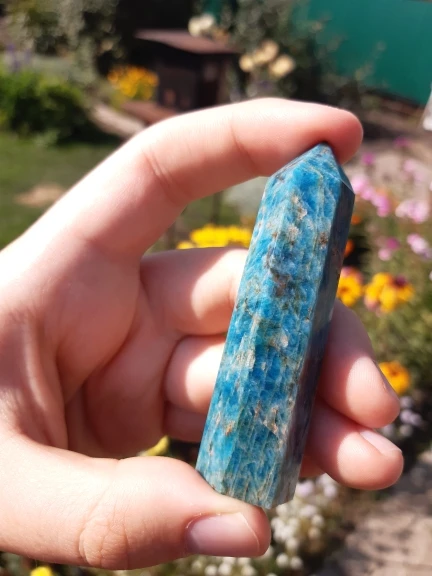 Light Blue Apatite Stone photo review