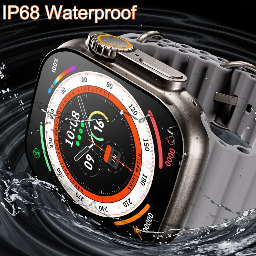 Z8 Ultra 2022 ο 49MM Ʈ ġ ø 8 ׻ ÷     IP68   NFC Smartwatch