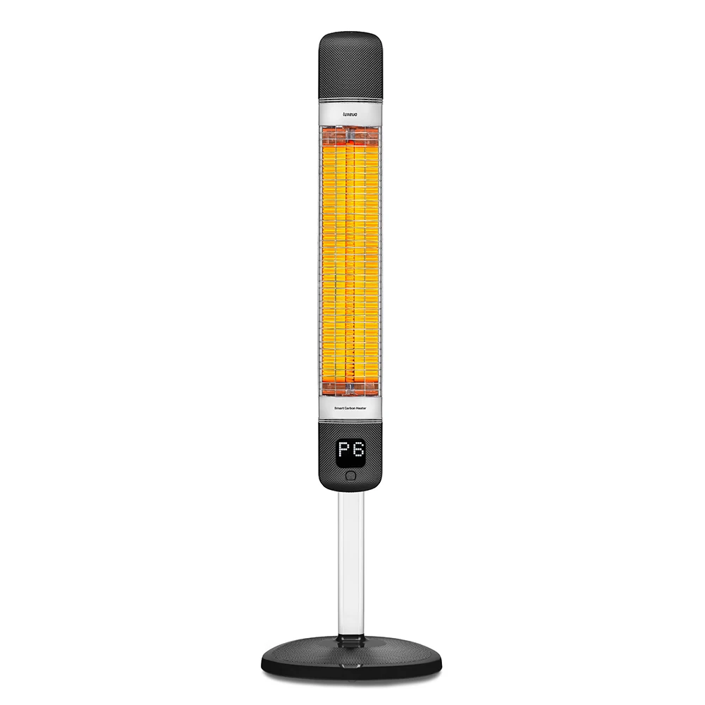 Luxeva Smart-Fr Carbon Infrared Heater with Stand IP65 Waterproof 2500W  Indoor Outdoor Heater for Patio Backyard Garage Decks - AliExpress