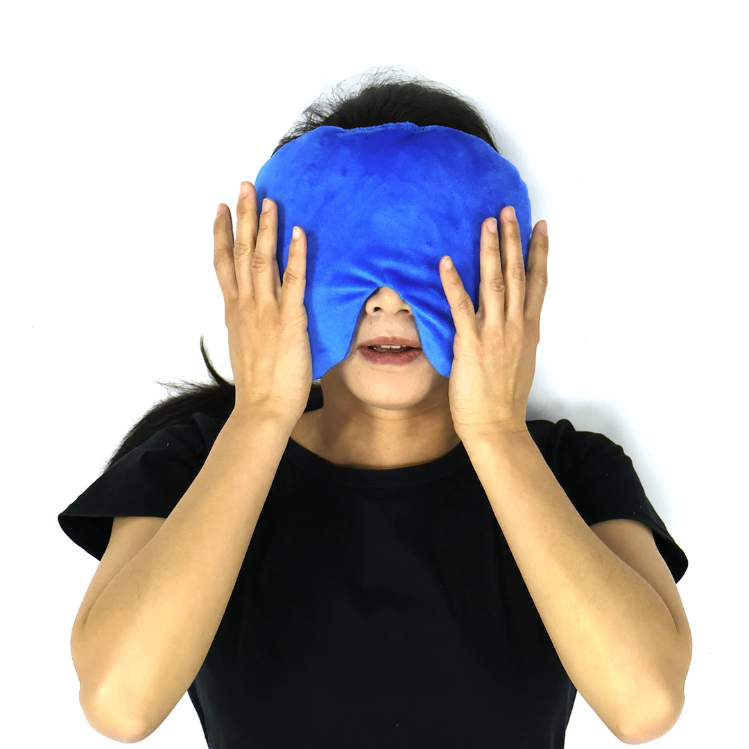 Microwave Head Pad Massager For Face  Warm and Cold Face Eye Mask Sinus Relief Pack for Migraine, Tension, Stress, Headache 6