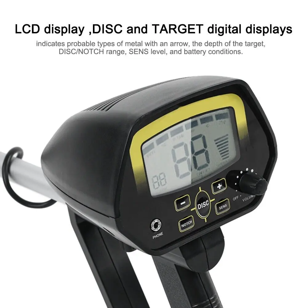 MD-4060 High Sensitivity Metal Detector Professional Underground Gold Detectors Pinpointer Detecting Jewelry Treasure Hunter metal detector
