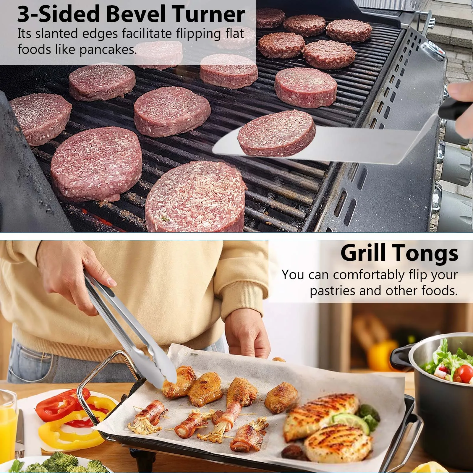 Lähikuva grillityökaluista