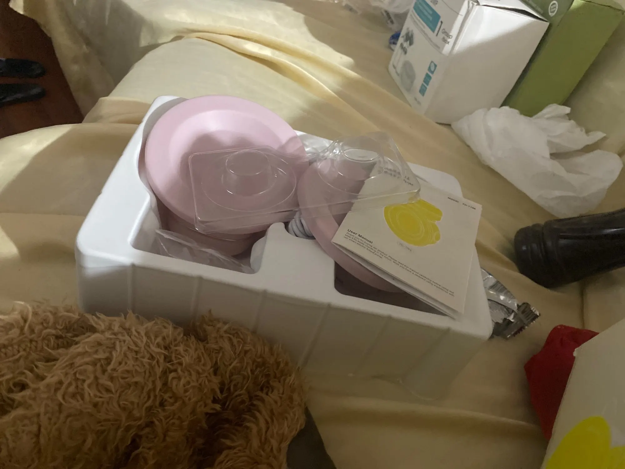 Double Electric Breast Pump Hands Free Breast Pump for Breastfeeding Low Noise Anti-Backflow Comfort Milk Collector BPA-free photo review