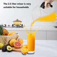 Mixeur de table puissant 2-en-1, robot culinaire, pour smoothies glacés, extracteur de jus haute puissance pour la cuisine, sans BPA 4