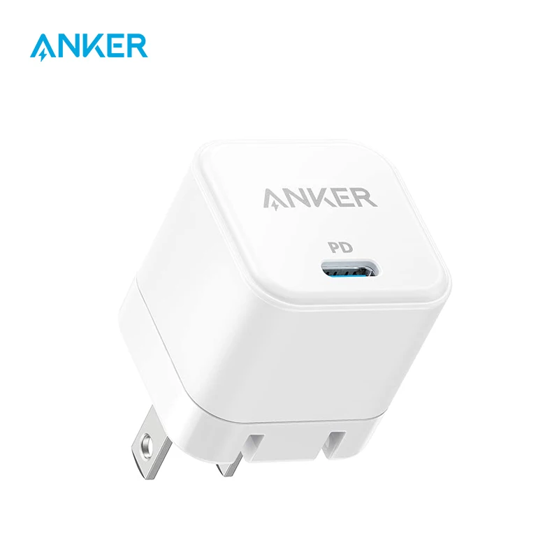 Chargeur Anker Charge Rapide (Power Delivery) 20W Utra-Compact (5V-3A  9V-2.22A) Usb-C A2149