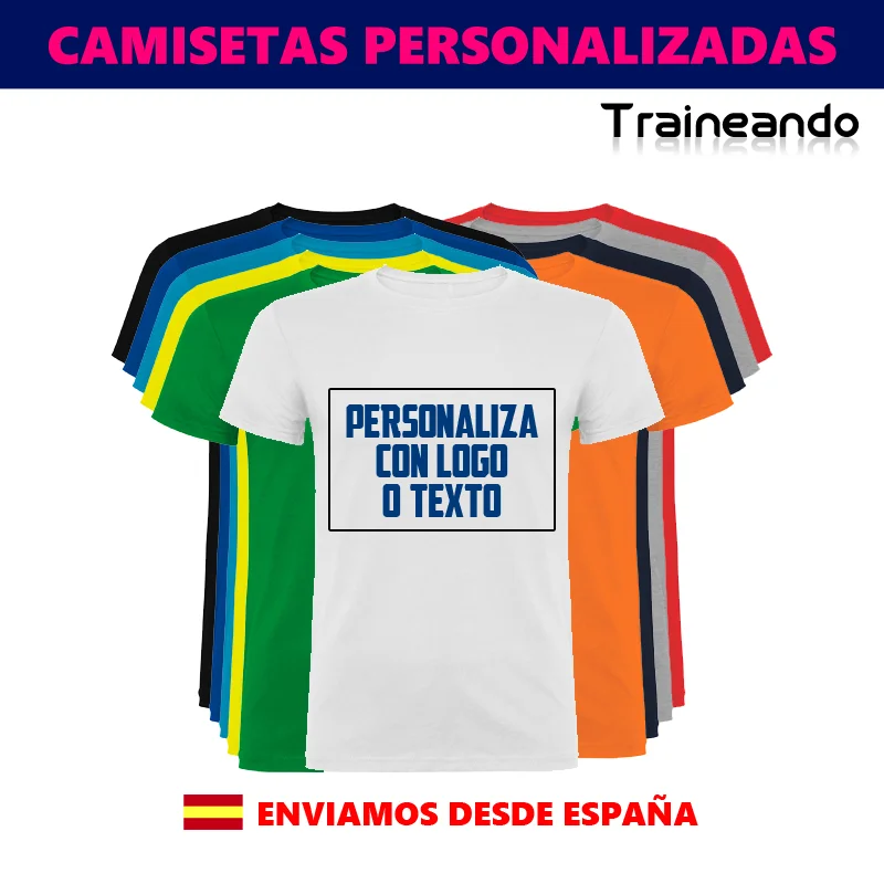 Camisetas personalizadas con o texto para empresas, comercios, usuarios instagram, facebook, clubs y equipos de fútbol, tenis, basket, balonmano| | - AliExpress