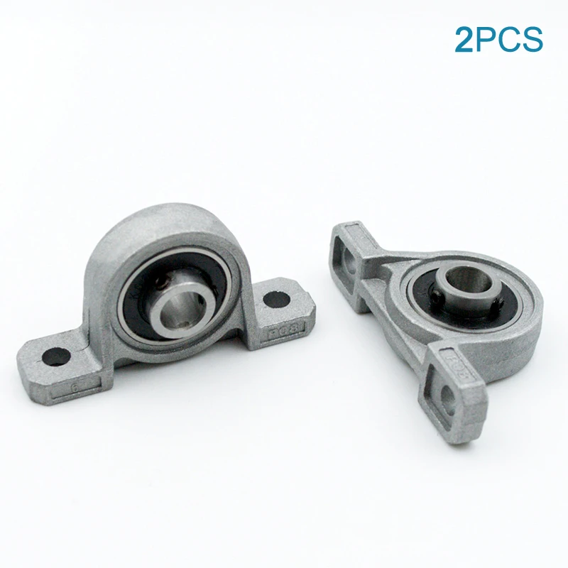 2pcs 아연 합금 베개 블록 베어링 KP08 KP000 KP001 KP002 KP003..