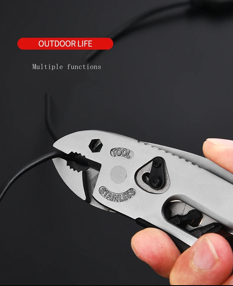 Pocket Multi Tools Pliers Knife Screwdriver Kit
