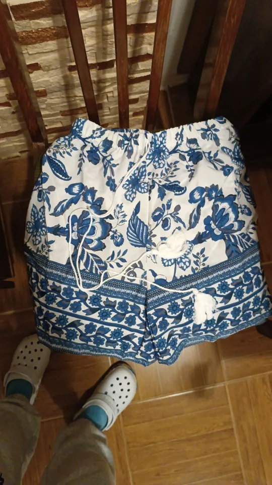 Vibrant Women's Loose Fit Summer Hybrid Fabric Shorts photo review