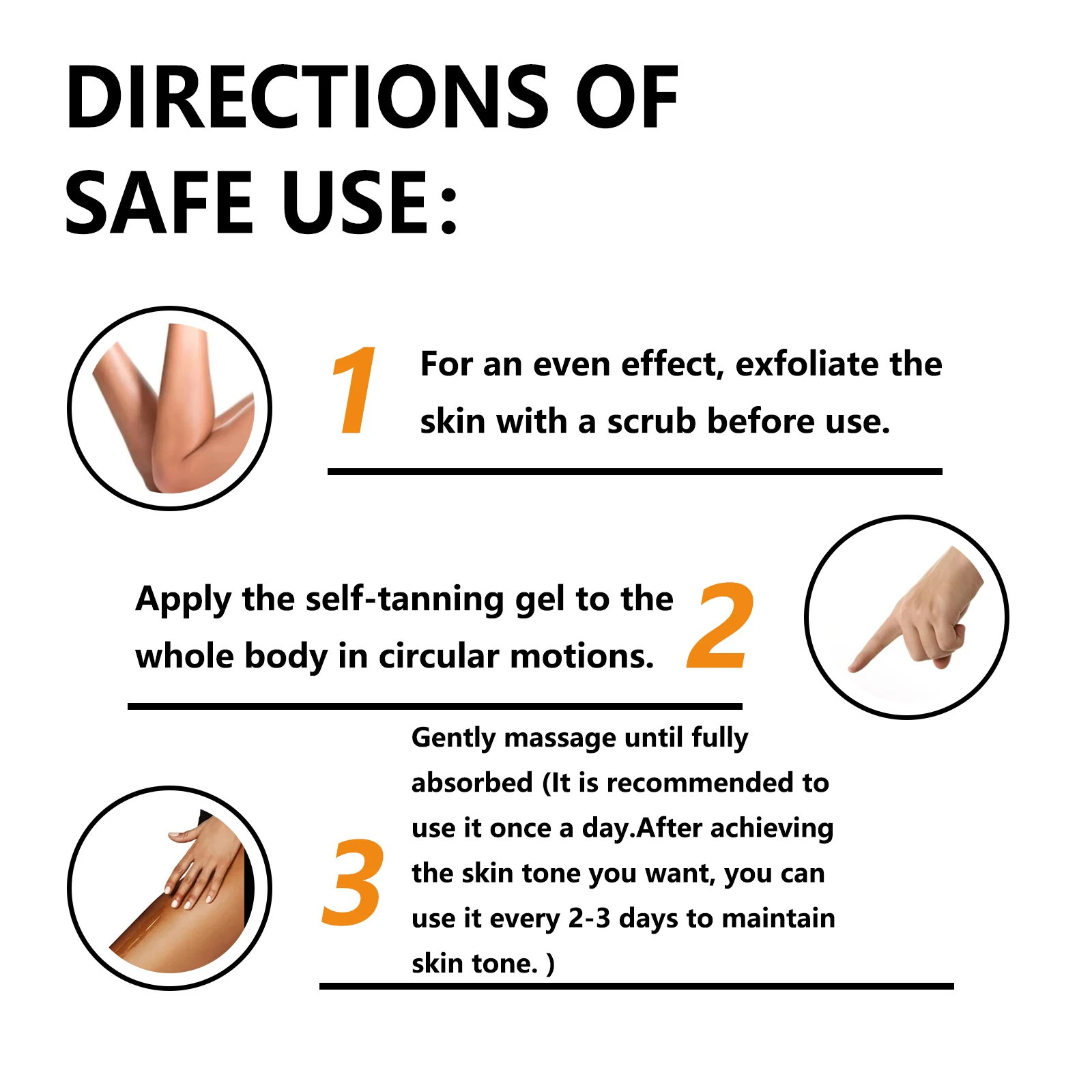 Gel abbronzante intensivo Nutrire la pelle Idrata Riparatore Bronzante senza sole Booster Abbronzante Lettino estivo Crema acceleratore abbronzante per spiaggia 6