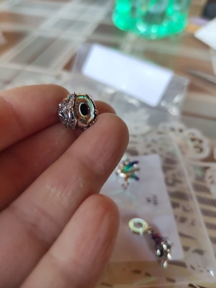 2025 gran oferta dijes cuentas de Plata de Ley 925 mariposa rosa luciérnaga luminosa cuelga brazalete pulsera collar joyería DIY photo review