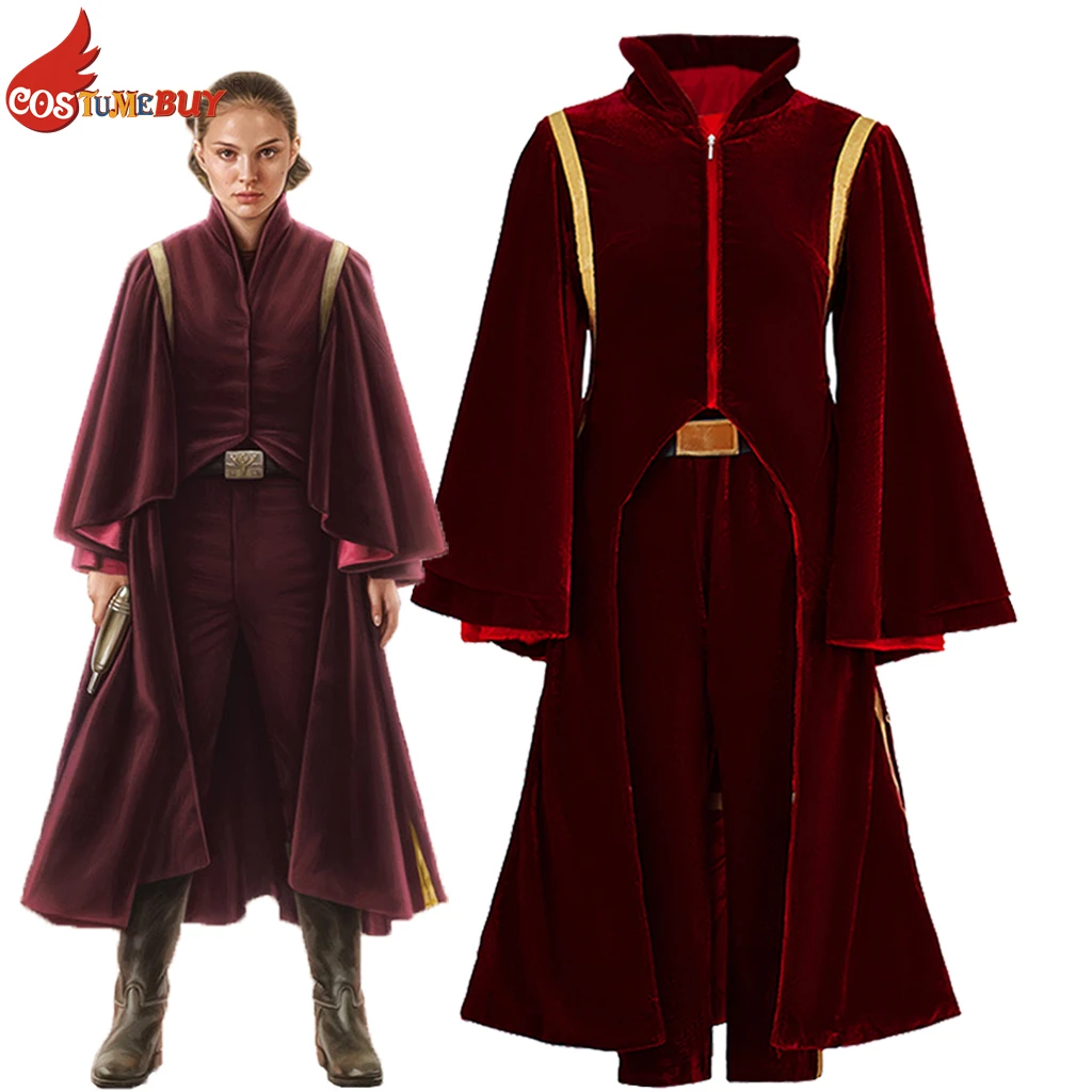 Costumebuy padme rainha amidala cosplay filme traje, vestido feminino ...