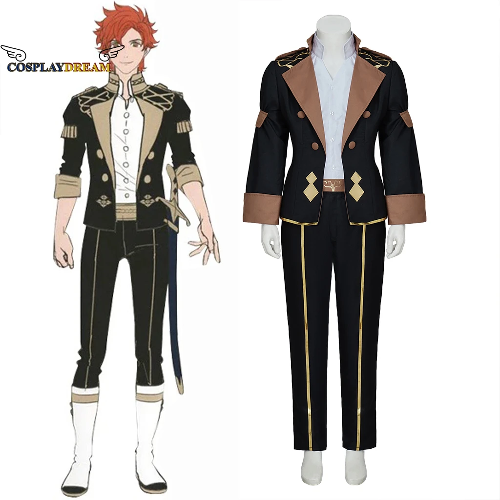Gioco Fire Emblem Tre Case Sylvain Costume Cosplay Uniforme Per Adulti Top Pants Suit Cosplay Fire Emblem Sylvanin Outfit Halloween