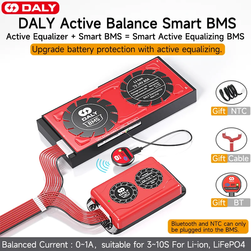 

Daly Smart BMS 1A Active Balance Current Li-ion 7S 30A 40A 60A 80A 100A 120A 150A 200A 250A 300A 400A 500A Li-ion 7S Battery