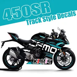 FOR CFMOTO 450SR motorcycle modified new pattern waterproof print decal [easy to apply air guide groove] film pull pattern