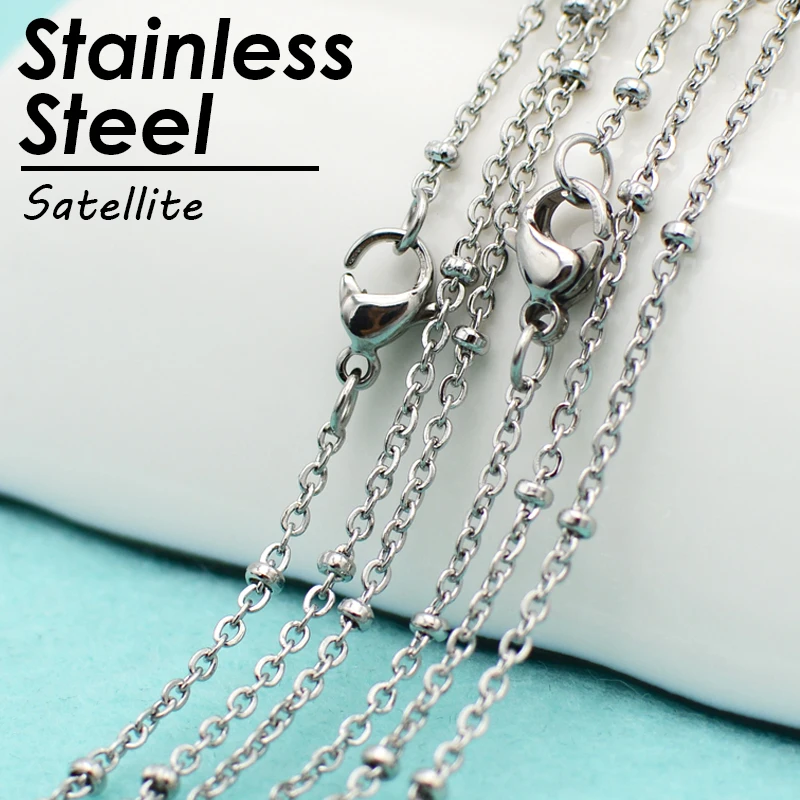 50PCS 925Sterling Silver Jewelry Making Chains O Chains Necklace 16"-30" 