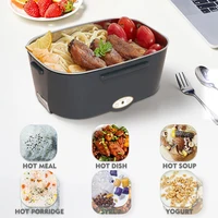 Electric Lunch Box Portable Food Heater Stainless Steel Inner Pot Food Container For Office Outdoor Camping Bento Picnic 5