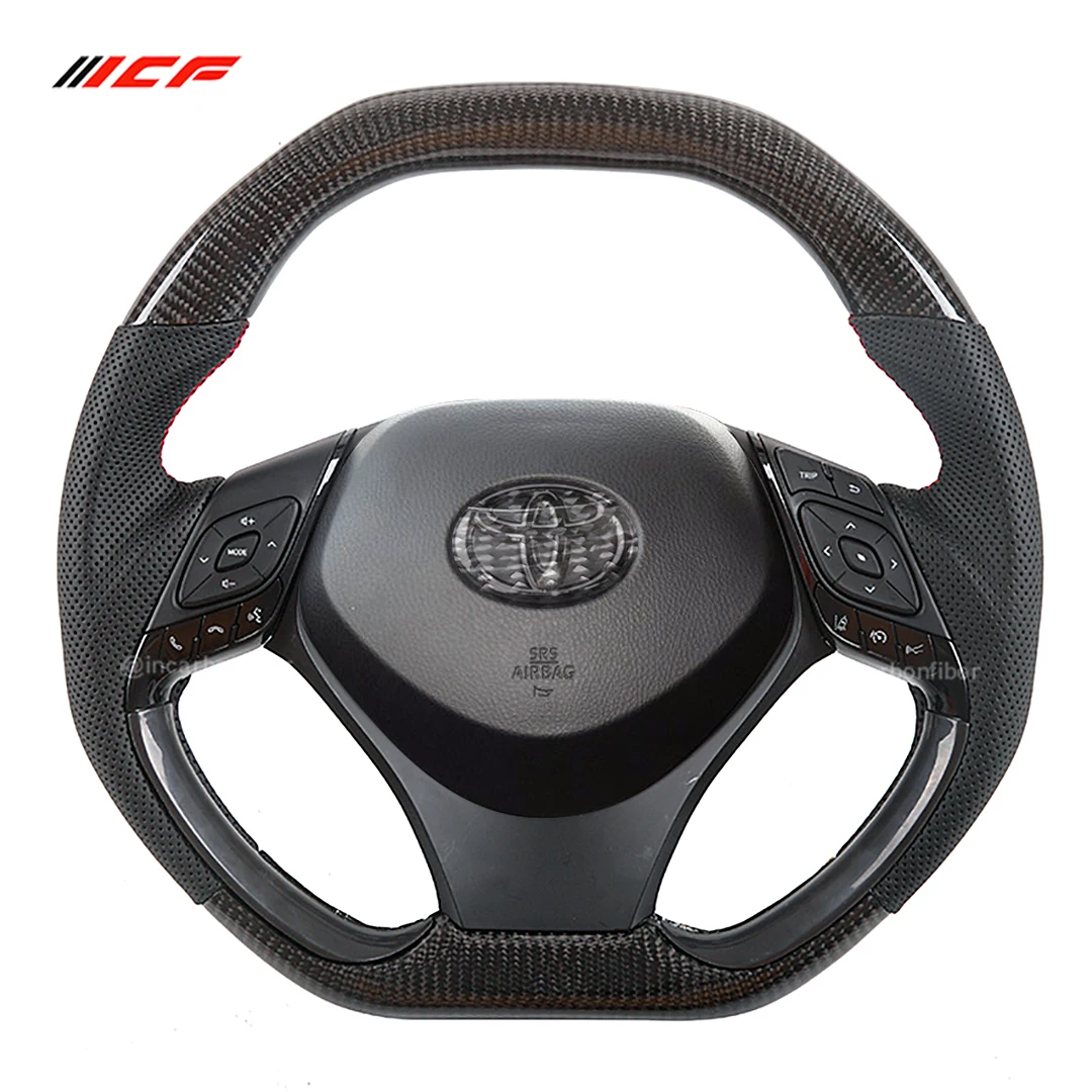 

Carbon Fiber Customized Steering Wheel for TOYOTA Corolla,Wish,Yaris,Camry