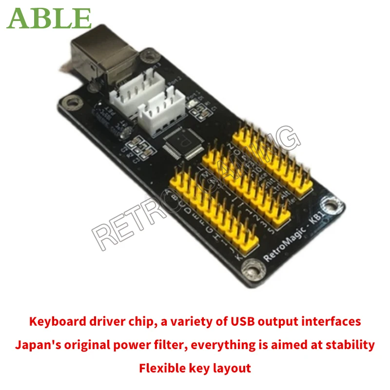 MAME Keyboard Modified Hitbox Arcade Joystick Control Card