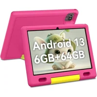 BESTSKI 10-inch Kids Tablet Android 13 Kid Tablet, 6GB RAM, 64GB ROM, Quad-Core Processor, Kidoz Pre Installed, Parental Control 1