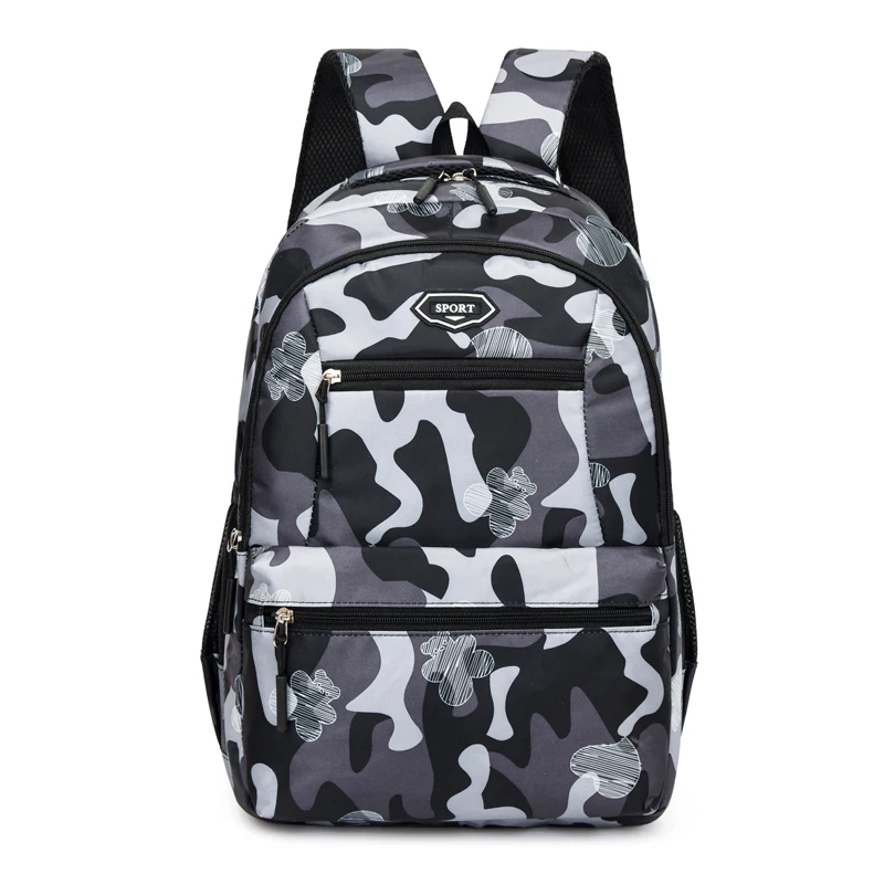 Fashion Camouflage Backpack Large Capacity Water Resistant Bag Student School Bag Casual Travel Outdoor Backpack