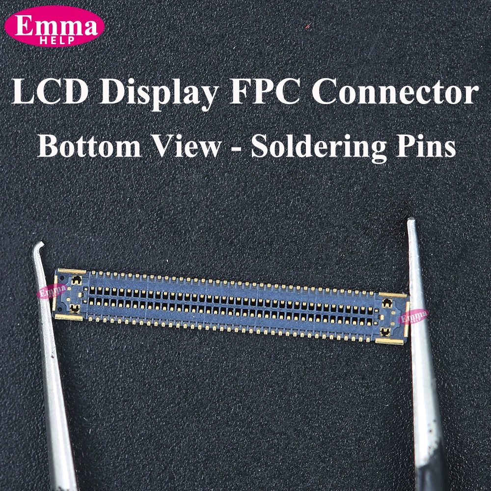 10pcs LCD Display Screen Flex FPC Connector - 40 78 Pin Plug On Board
