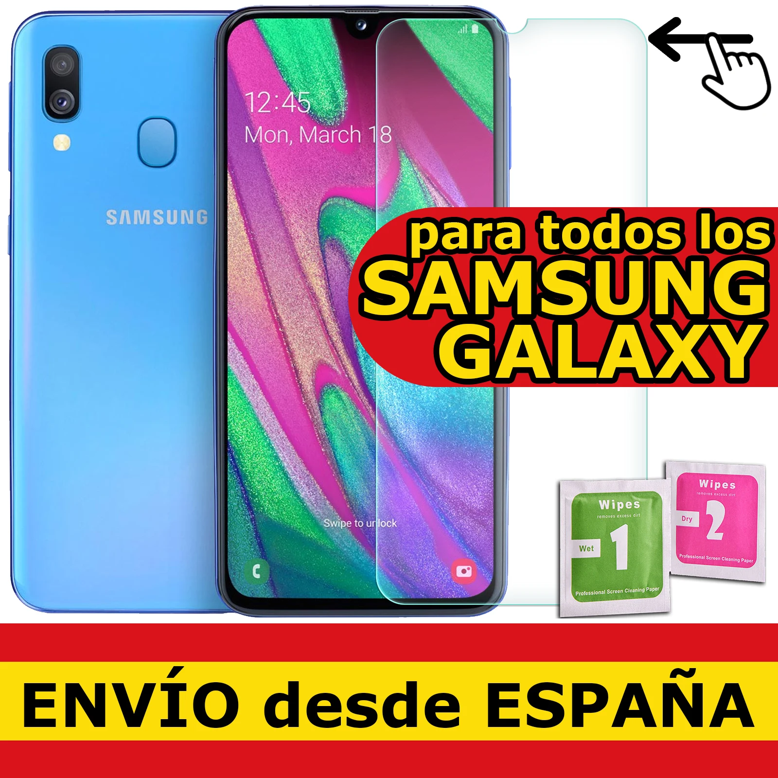Pellicola Vetro Temperato Per Samsung Galaxy A13/A14/A33/A34/S21/S20+/S20/Fe/S7/S6/S4/J7/J6+/J6/J5/J4+/A71/A70S/A70/A52S/A52/A51/A50/A40/A21S/A20E/A10