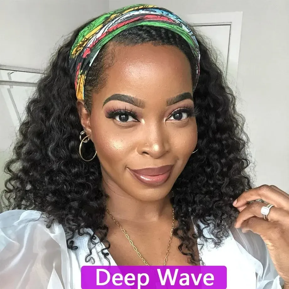 Brazilian Deep Wave Human Hair Wigs 10-26 Inch For Black Women