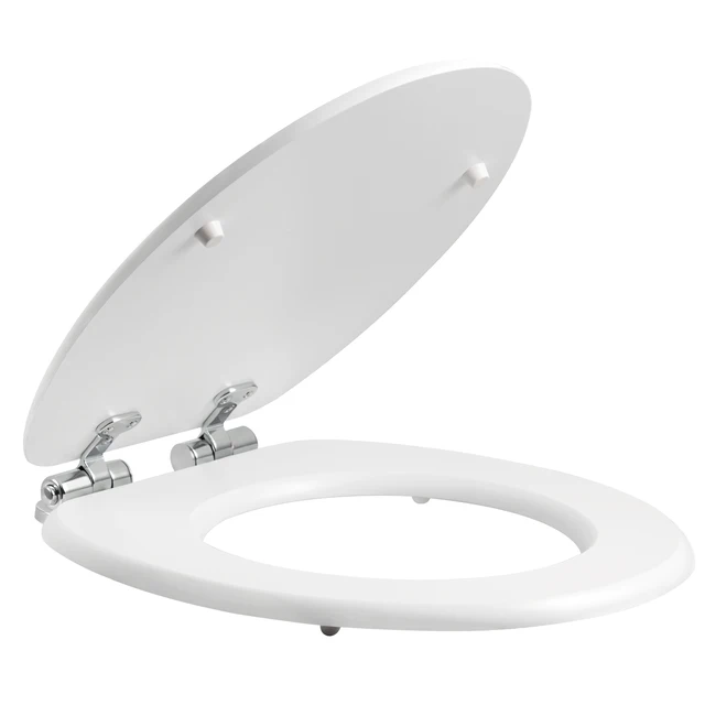 Antibacterial Toilet Lid with SoftClose Mechanism Wooden Toilet Seat