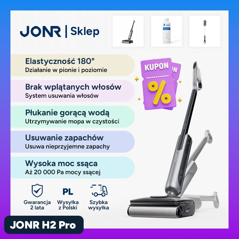 Odkurzacz na mokro JONR H2 Pro z Polski za $203.14 / ~756zł