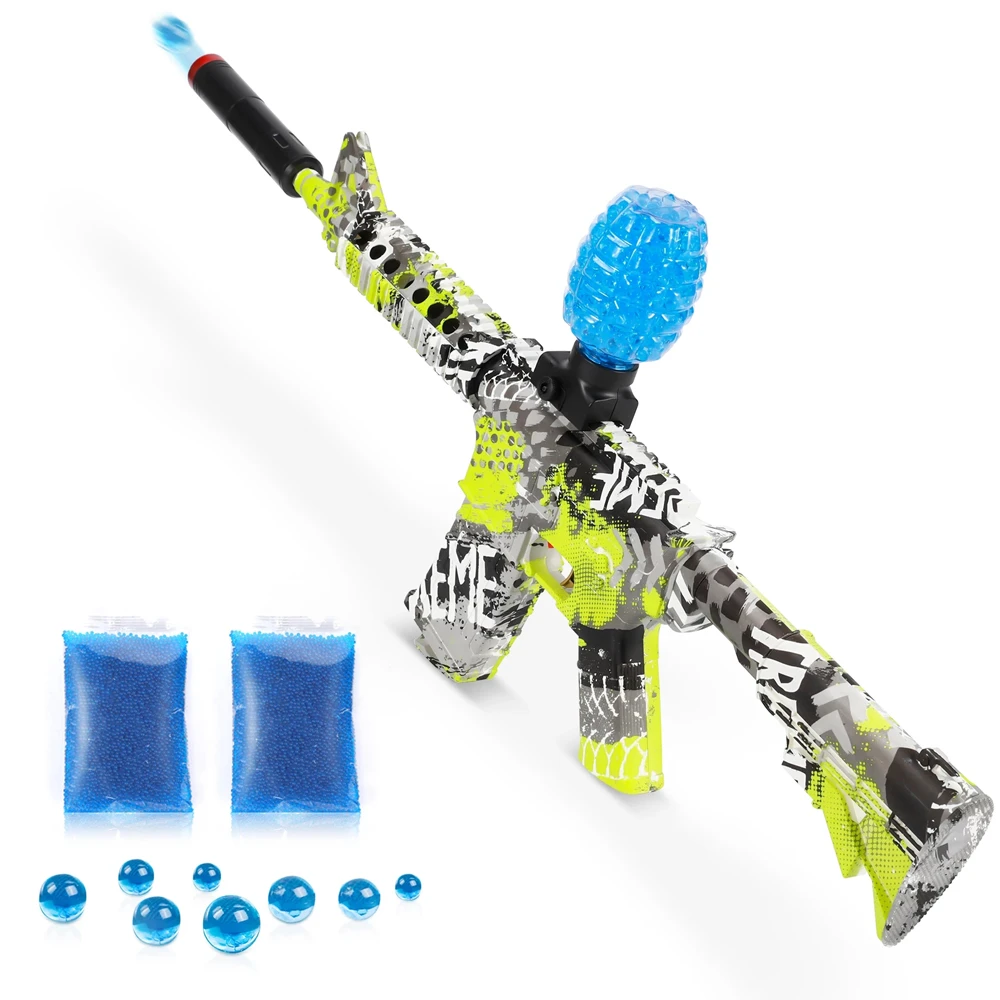 New M4A1 Electric Gel Balls Blaster Gun Toy With 50000 Gel