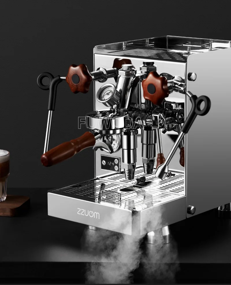 220V/50HZ Professional E61 Class Stainless Steel Programmable Manual Variable Volta Semi-Automatic Coffee Machine for Households