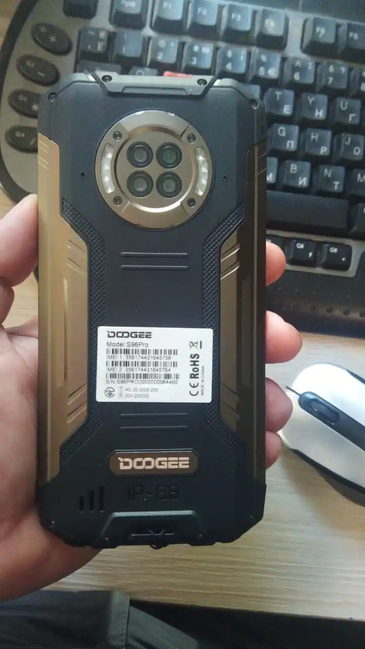 DOOGEE S96 Pro mobile phone Smartphone 48MP Round Quad Camera 20MP Infrared Night Vision Helio G90 Octa Core 8GB+128GB 6350mAh