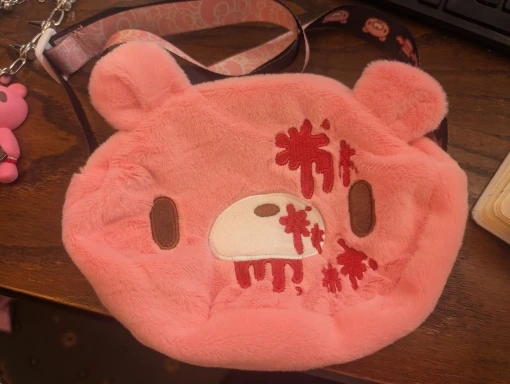 Gloomy Bear Plush Bag - Cutecore Aesthetic photo review