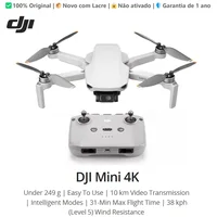 DJI Mini 4K Drone 100% Original New Sealed Fly More Combo with 3 Batteries Compact Quadcopter Camera for Aerial Photo
