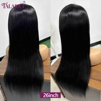 220 Densité 13X6 HD Dentelle Frontale Perruques Cheveux Humains 100% Cheveux Humains Perruques 30 Pouces Droite  Pour Les Femmes 13x6 HD Lace Frontal Wig Livraison 3 Jours France Pré Plumé 2