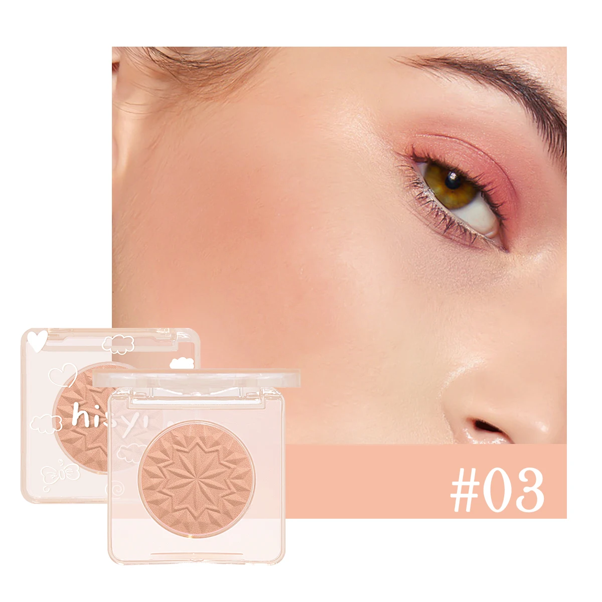 Rose Pink Matte Blush — Radiant Glow, Easy Blend, Long-Lasting Waterproof Formula