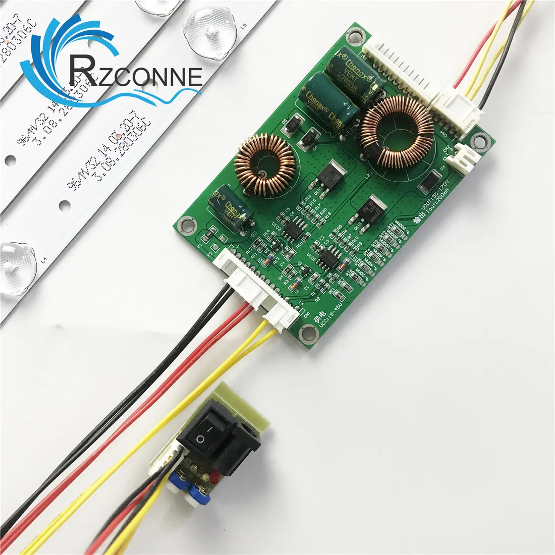 Led Backlight Strip Kit para tv Lcd Lâmpadas Lens Board Filter 12v Input Atualização Ccfl Billboard 528 Milímetros 42 43 46 47 48 10 Peças - Imagem 3