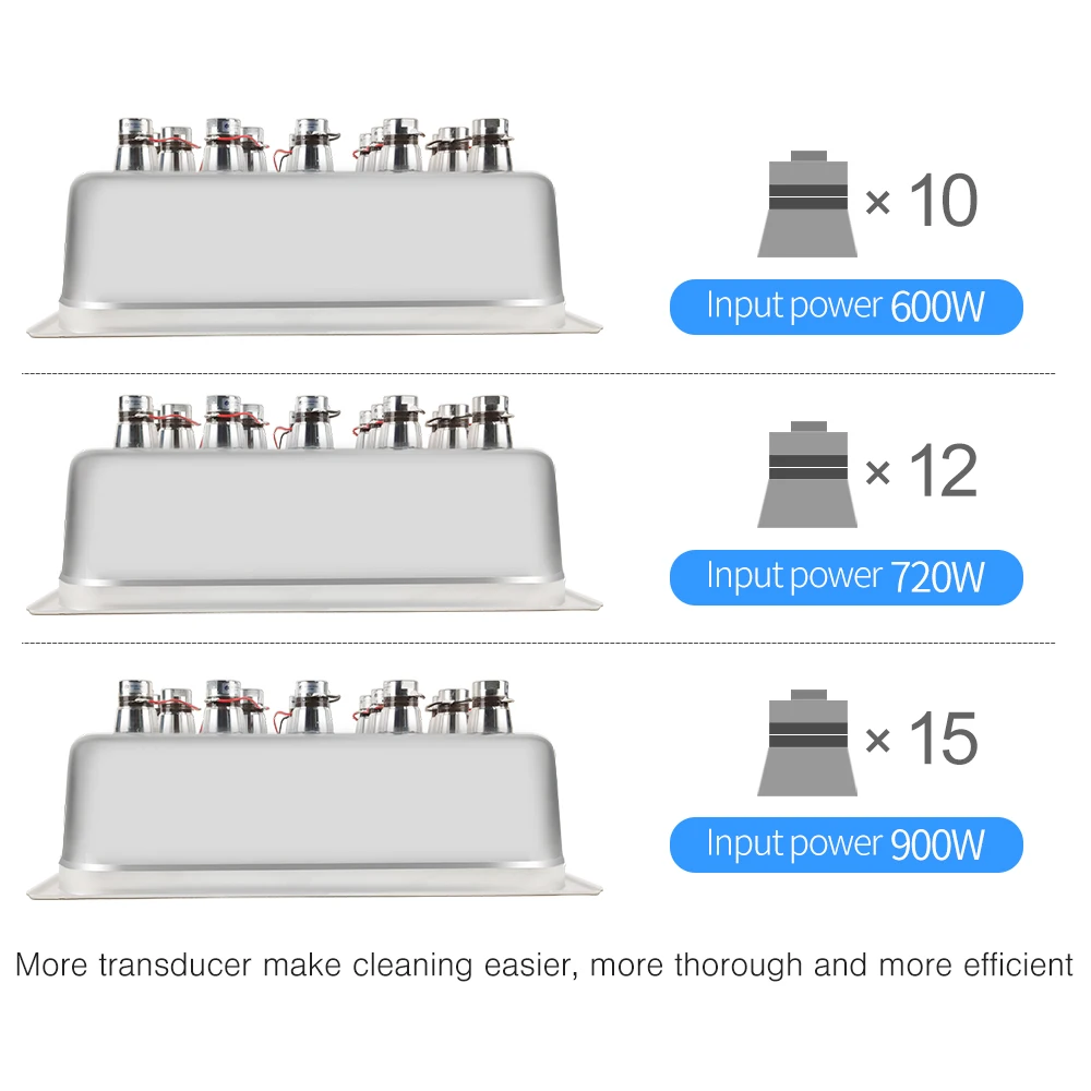 Description Picture 6 of itemUltrasonic Cleaner 22L 900W Digital DEGAS Heat Washing Aluminum Auto Parts 3D Model Remove Oil Rust Carbon Resin