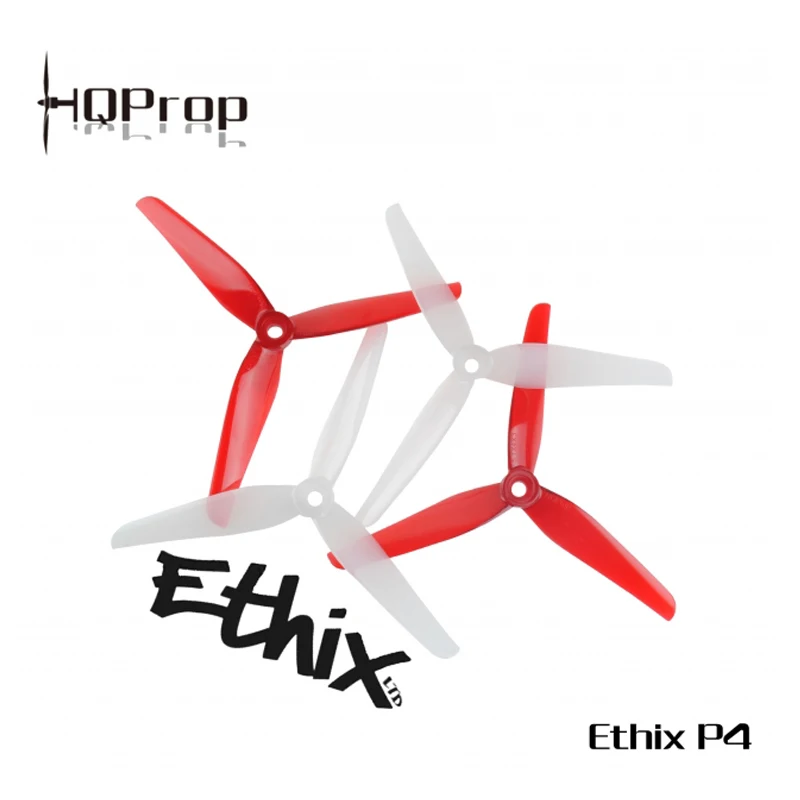 HQ Prop Ethix P4 Candy Cane 5.1x4x3 5140 3 blade Propeller for 5inch FPV Drone 2CW+2CCW 4pcs/bag FPV Drone Racing