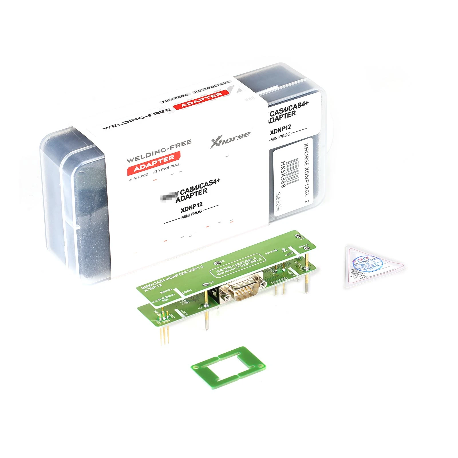Xhorse XDNP12 XDNP12GL CAS4, BMW용 무납땜 어댑터, 미니 PROG 키툴 플러스 VVDI Prog와 함께 작동