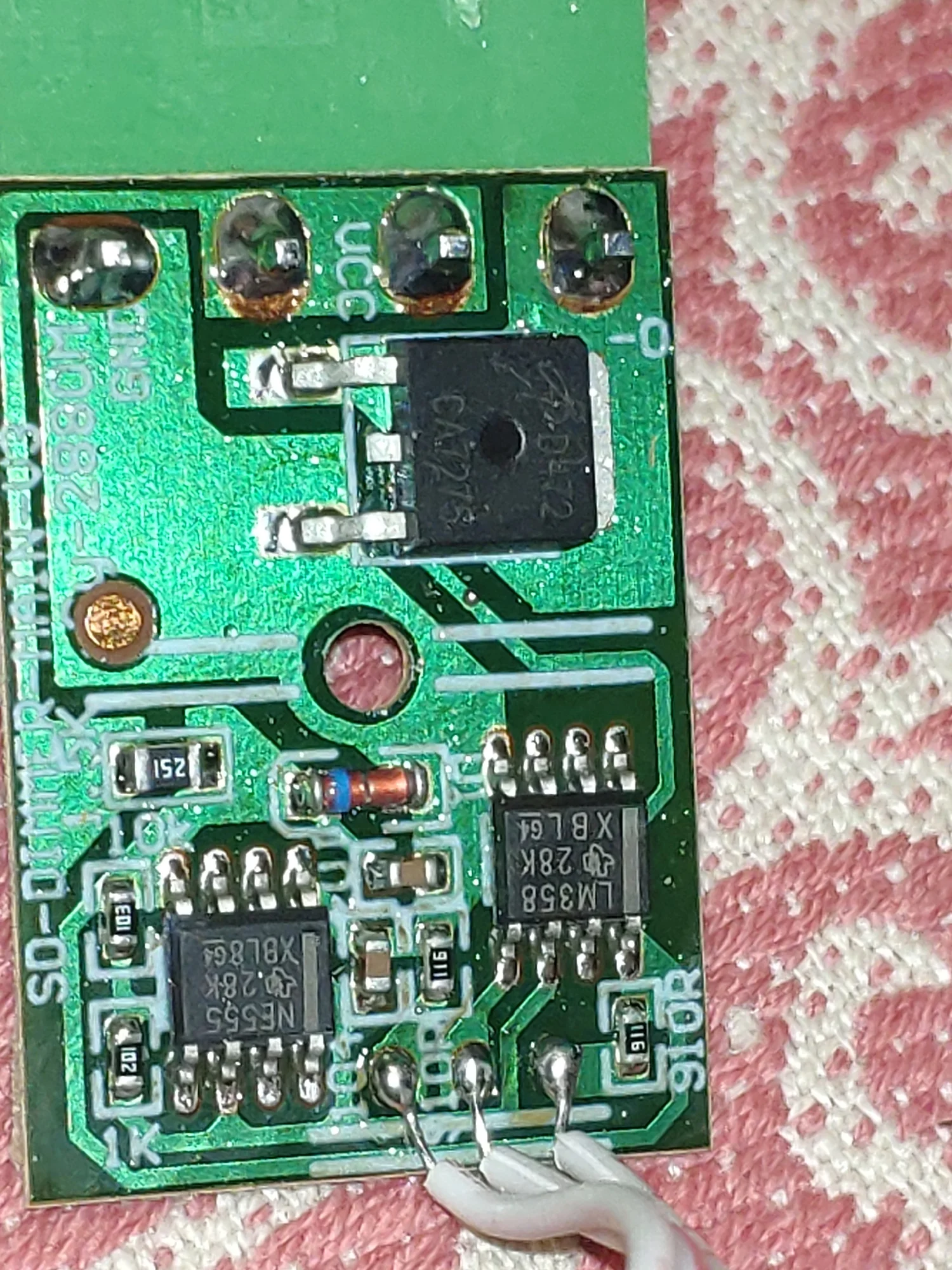 White LED Dimmer Adjustable Brightness Led Strip Controller Switch photo review