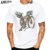 Fixed Gear Bicycle Cyclist Painting T-Shirt New Summer Men Short Sleeve Road Bike Sport Lover White Casual Boy Tees Vintage Tops 24