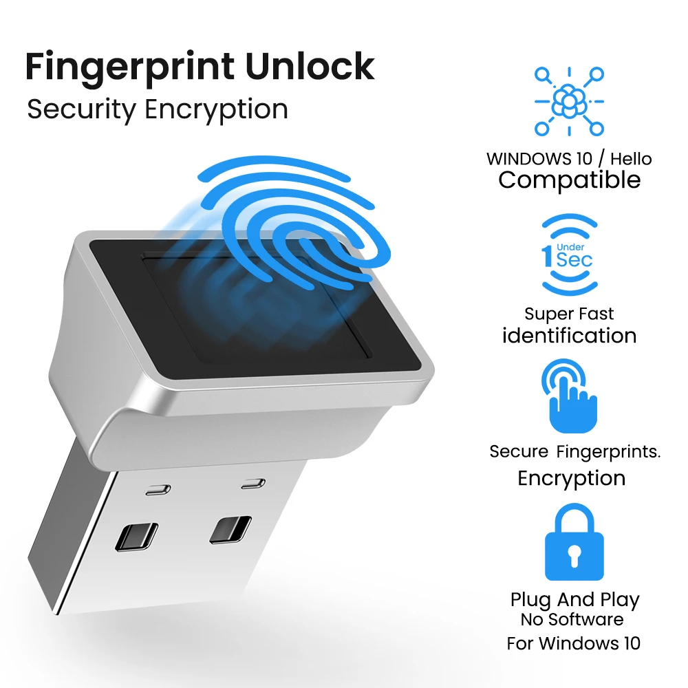 USBFingerprintReaderModuleforWindows781011HelloBiometric