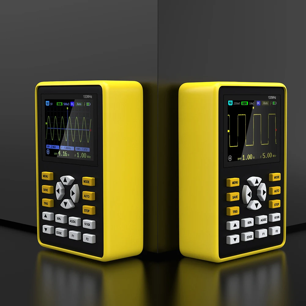 FNIRSI 5012H Handheld Digital Oscilloscope 500MS/s Sampling Rate 10MHz Analog Bandwidth 2.4 Inches Support Waveform Storage digital oscilloscope