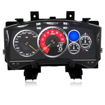 Velocímetro digital LCD de 12,3'' para el tablero de instrumentos de Nissan GT-R R35 2009-2017 con CarPlay y Android Mirror Link 1