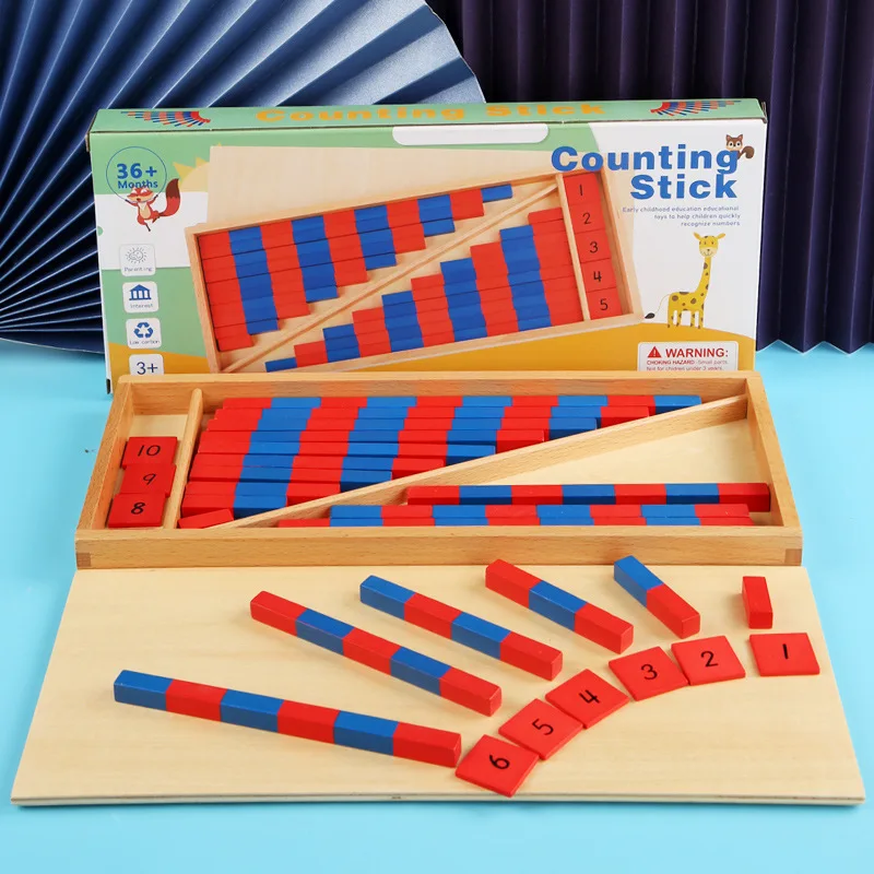 kids-montessori-math-number-toy-educational-wooden-blue-red-digital-rods-sticks-box-early-learning-blocks