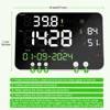 4-in-1 Decibel Meter Noise Monitor Sound Level Meter, Wall Mounted Digital Noise Meter , for Classroom, Library,Studio, Factory 4