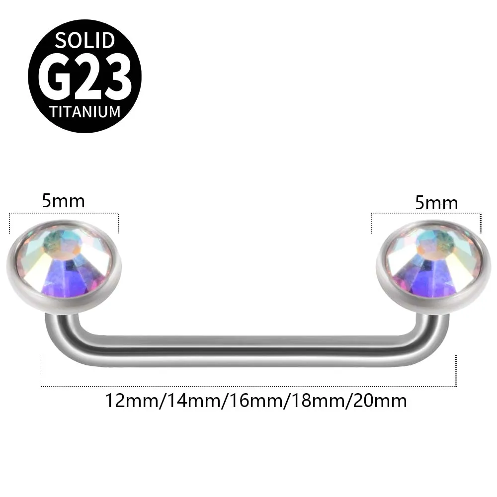 Piercing A Cuore In Acciaio Chirurgico 316L E Titanio G23 - Con Micro Ancora Dermica, Cristallo Rosso - Foto 7